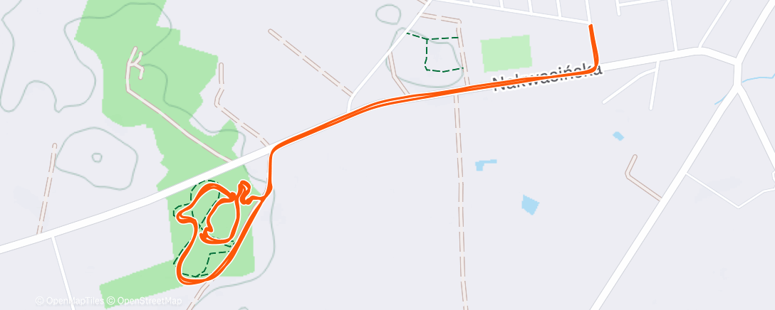 Map of the activity, Lunch Ride