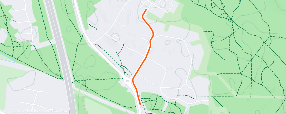 Map of the activity, Afternoon Walk 🌨️ 🌨️