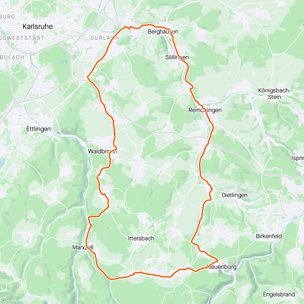 Map of the activity, Conweiler-Runde