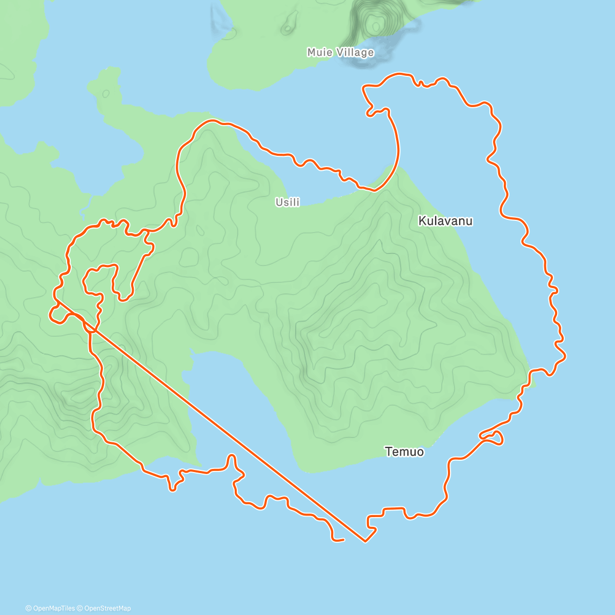 Map of the activity, Rolig fredagstaco