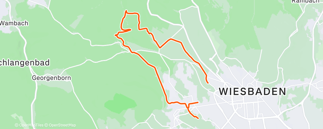 Map of the activity, post covid brain fog