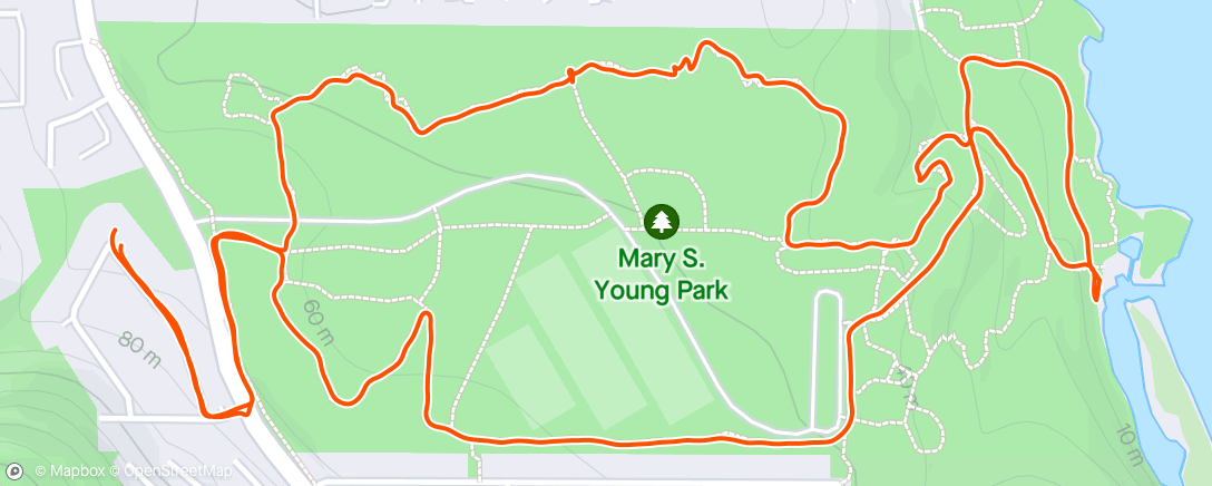 Map of the activity, MSY River Loop