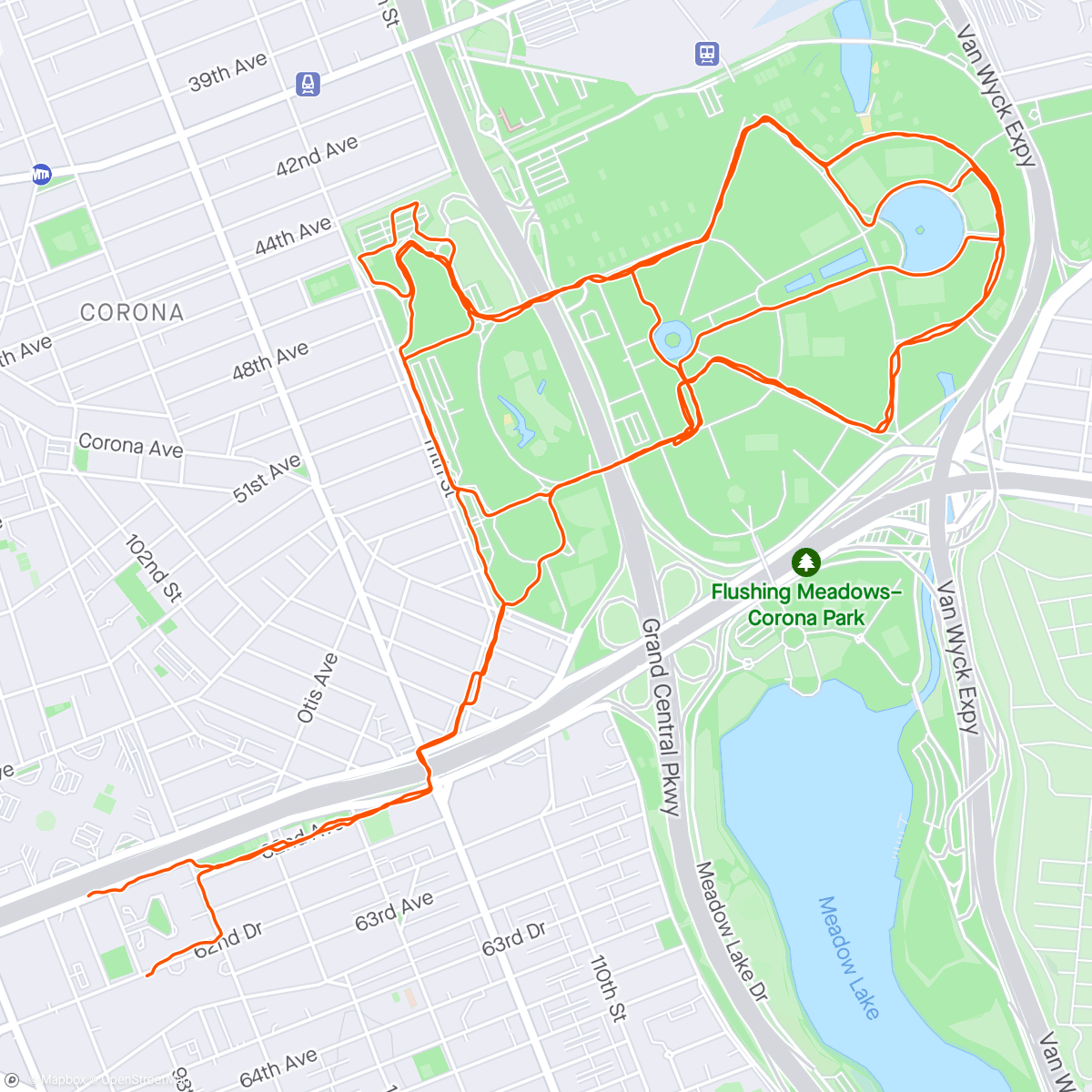 Map of the activity, NYRR Virtual New Balance Bronx 10 Mile