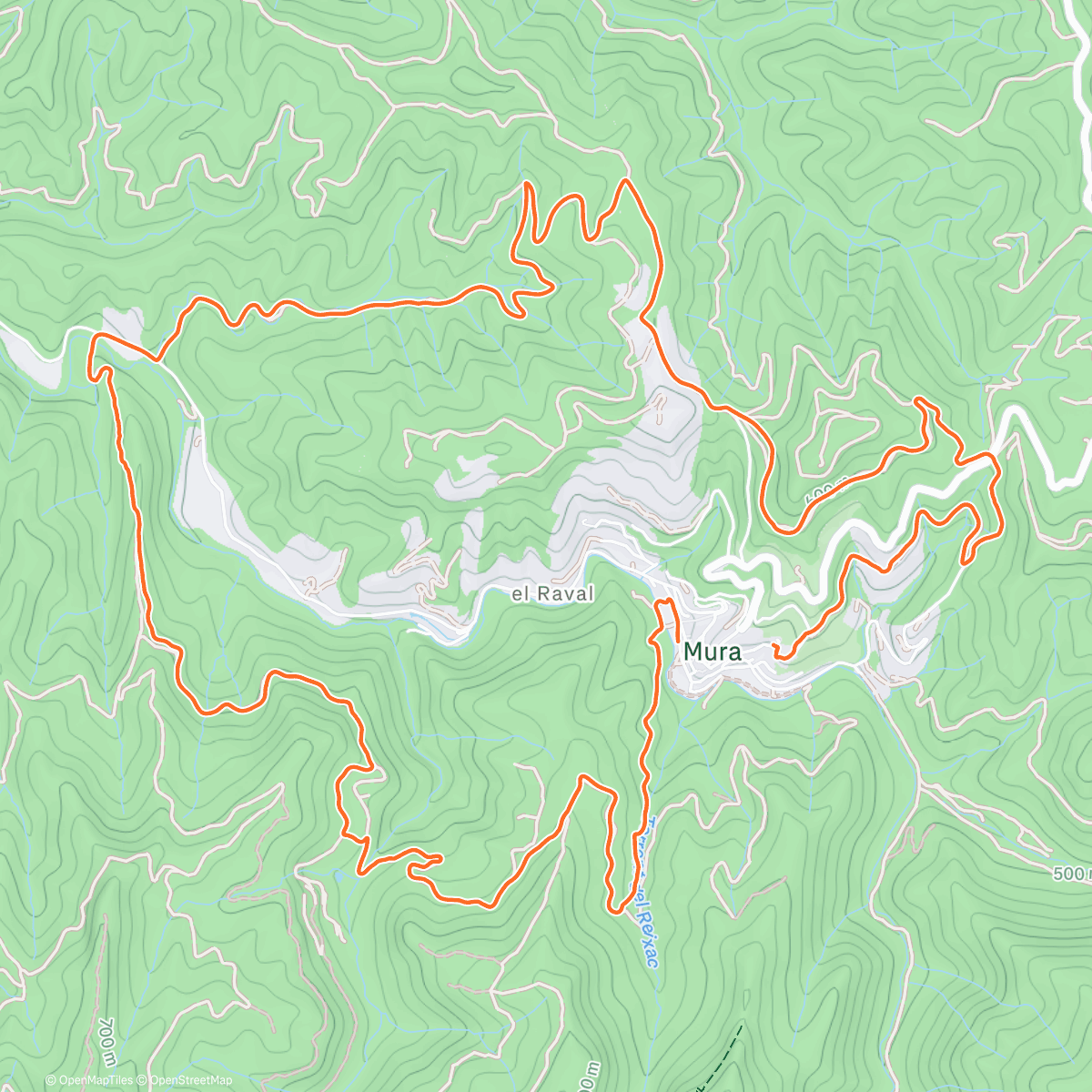 Карта физической активности (Afternoon Ride)