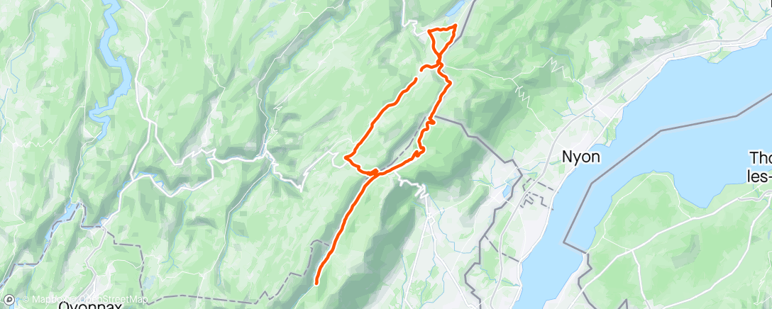 Map of the activity, Prémanon #13 TT ☃️❄️🥶 1/2