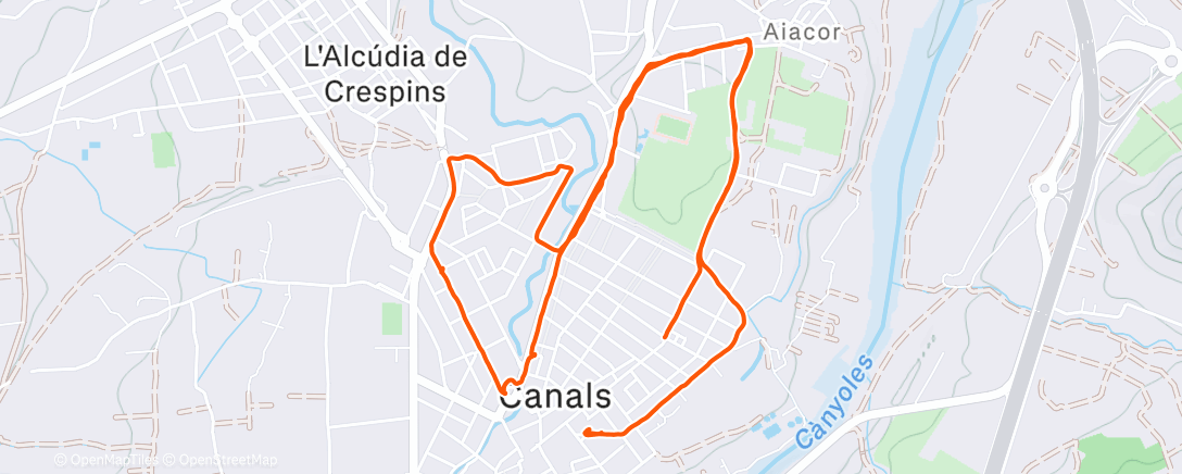 Карта физической активности (Caminata de mañana)