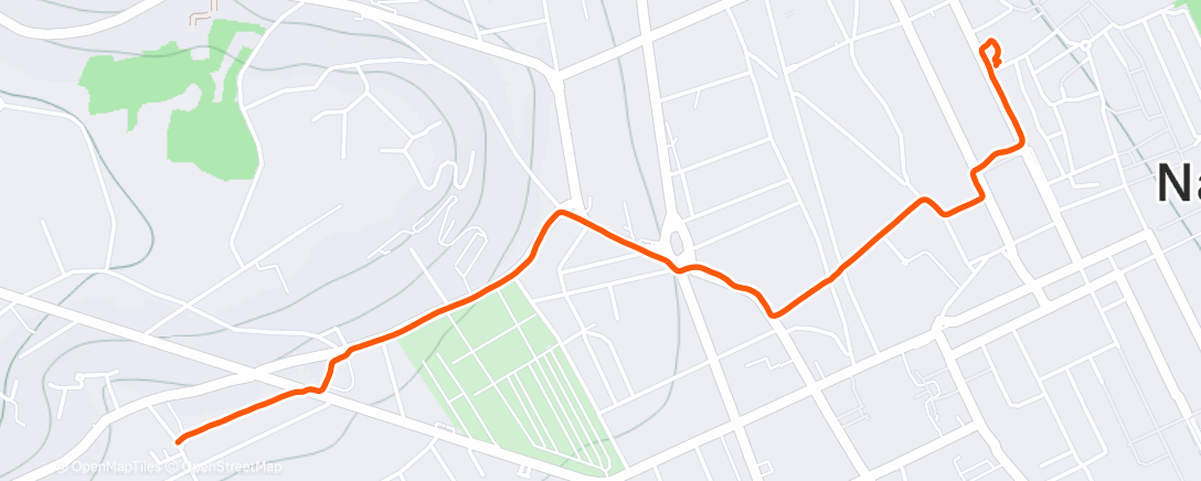 Map of the activity, Marche le midi