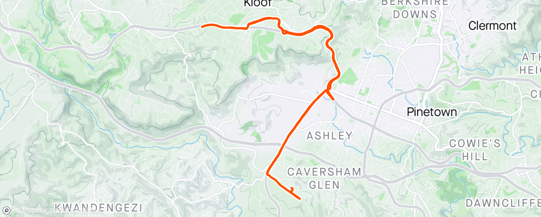 Map of the activity, Weekend long run..🏃‍♂️