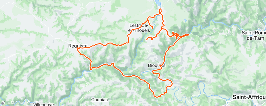 Carte de l'activité