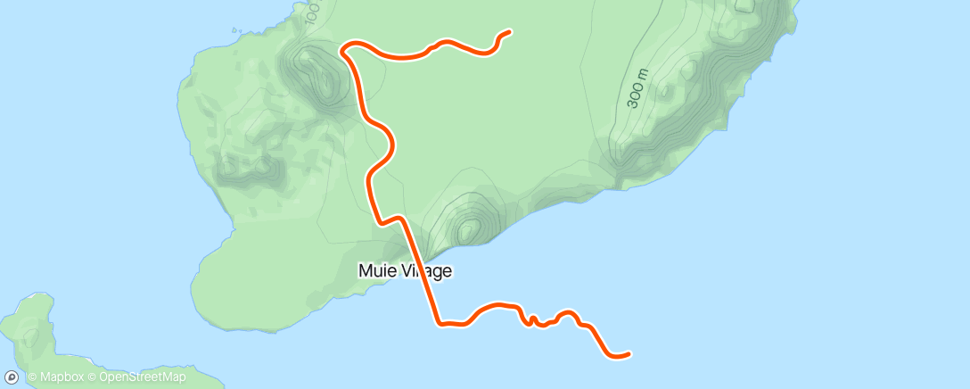 Map of the activity, Zwift - warm up