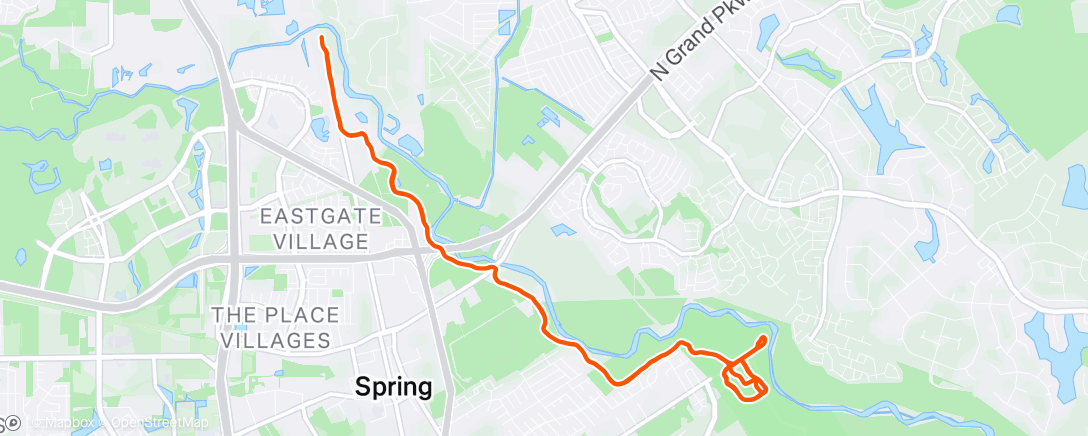Map of the activity, Lunch Ride