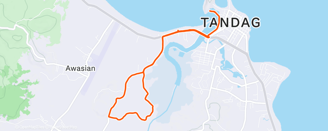 Карта физической активности (DecRun19 10KM 1HR30MINS)