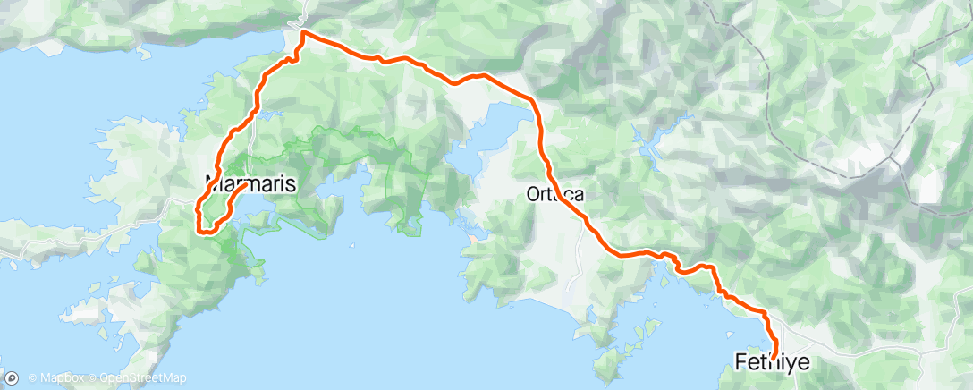 Map of the activity, Giro di Turchia stage 3