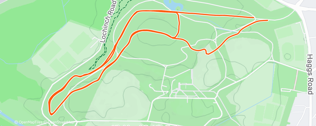 Map of the activity, Sx5 - Pollok park