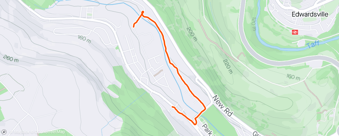 Mappa dell'attività Hump day Cynon trail loop #enjoythehardwork #noexcuses #tryingtostaydry #damp #walesneverfails #luckytolivehere #wales #slowisok #somethingbetterthannothing