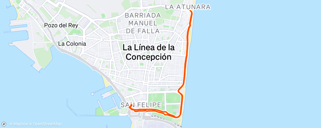 Map of the activity, 35 Minutes Easy