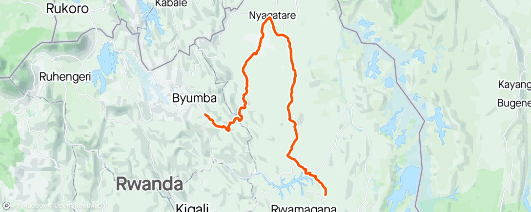 Map of the activity, Tour du Rwanda 🇷🇼 #7