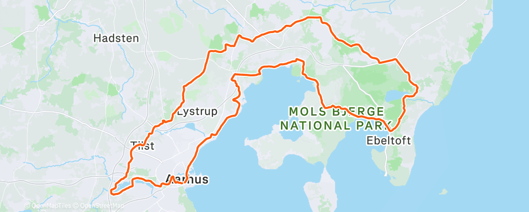 Map of the activity, Morning Ride