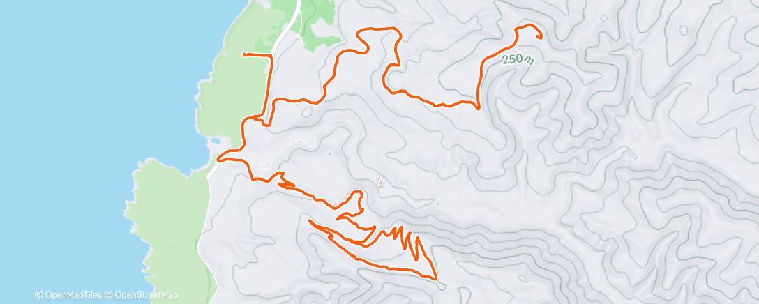Map of the activity, Family Shred