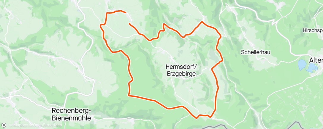Map of the activity, Stürmischer Feierabend