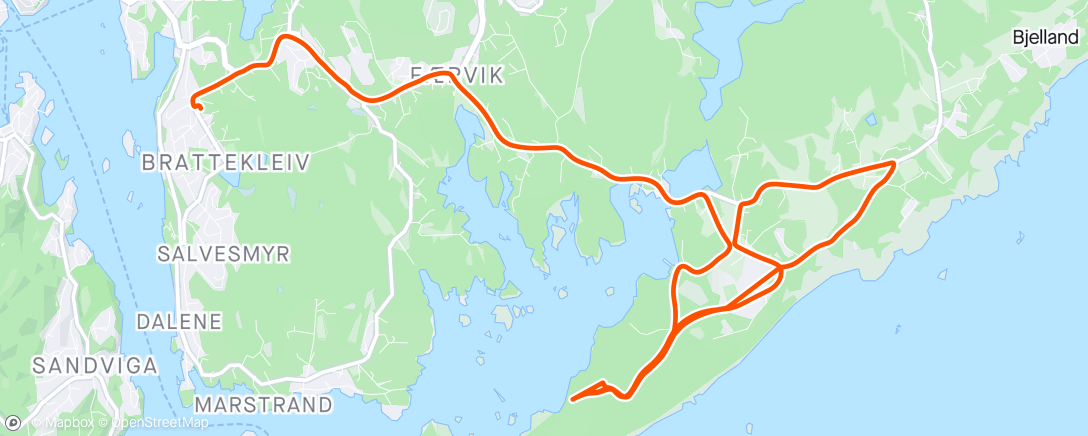 Mappa dell'attività Besøke TriUng 2