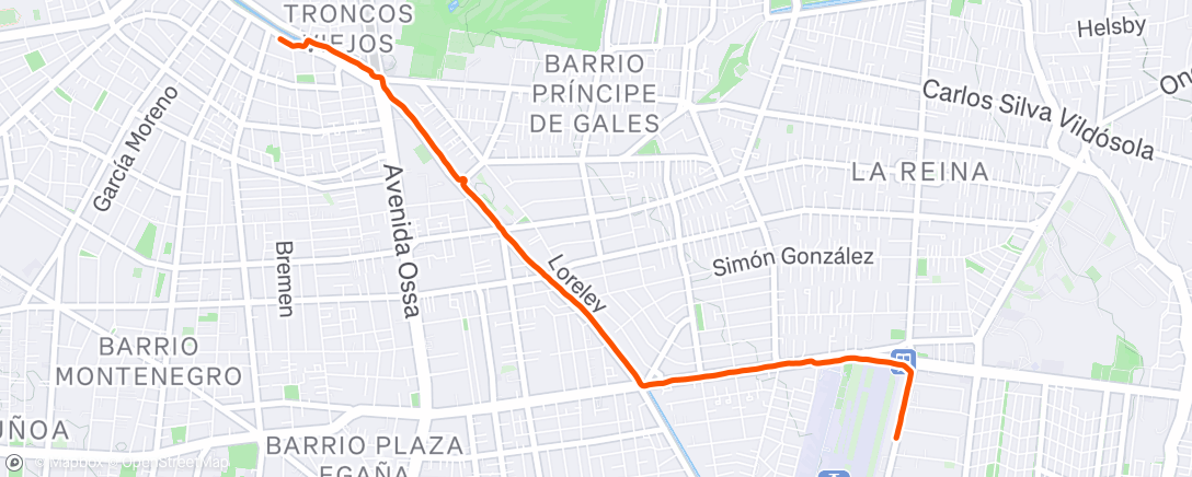 Map of the activity, Afternoon Ride