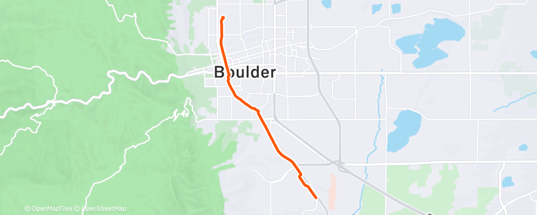 Map of the activity, Lunch Ride