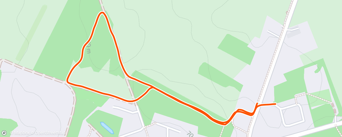 Map of the activity, Spaziergang am Nachmittag