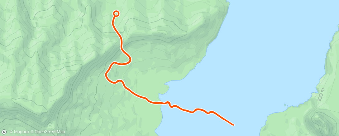 Карта физической активности (Zwift - Climb Portal: Cheddar Gorge at 100% Elevation in Watopia)