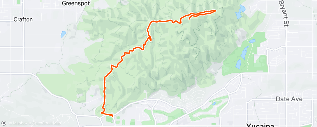 Mapa de la actividad (Morning Trail Run)