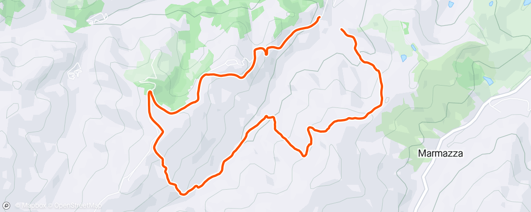 Mapa da atividade, Sessione di e-mountain biking mattutina
