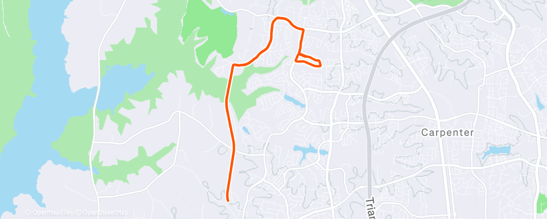 Map of the activity, Sunshine at the street at the parade