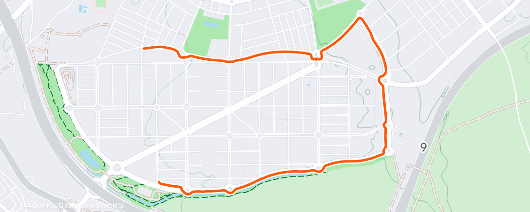 Map of the activity, 5K - Trota, trota... y ensancha el alma