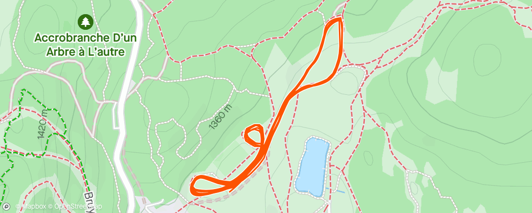 Mappa dell'attività Entraînement en soirée