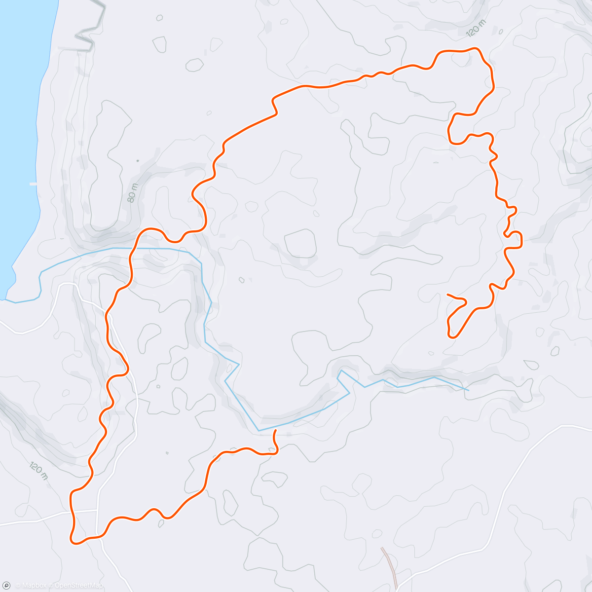 Map of the activity, Zwift - Orange Unicorn Lite in Makuri Islands