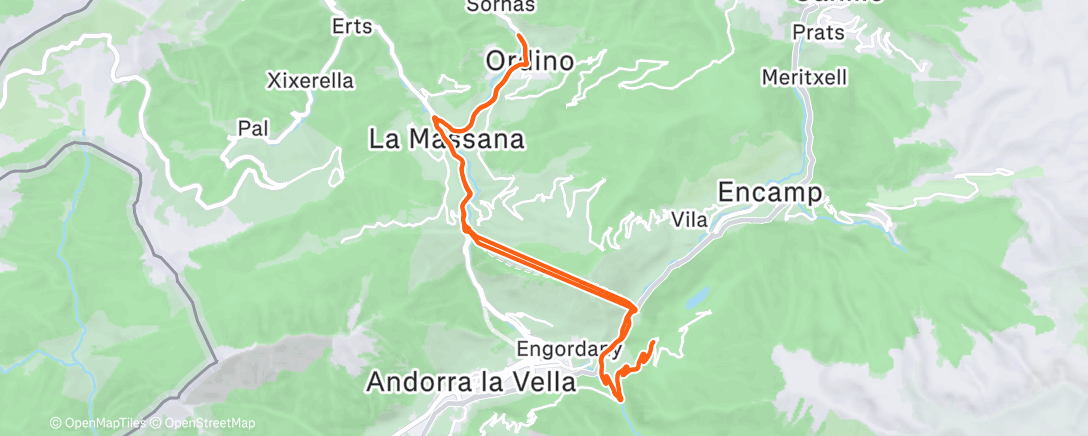 Carte de l'activité Morning Ride