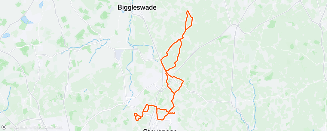 Map of the activity, Morning Ride