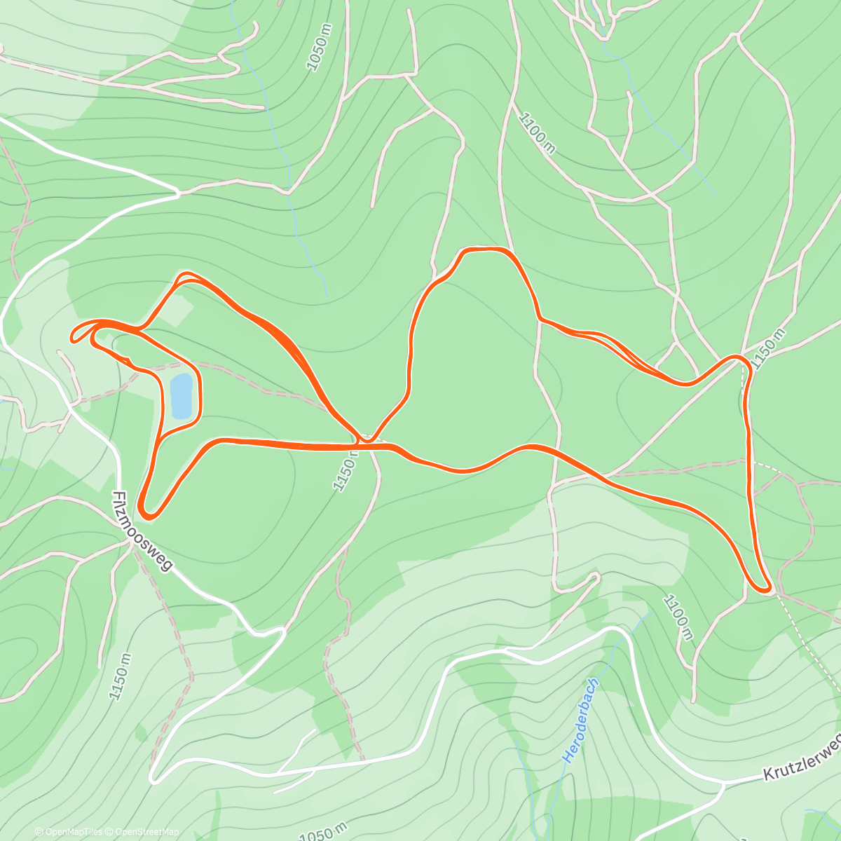 Map of the activity, Ski Nordisch am Nachmittag