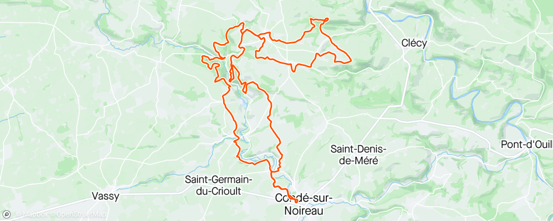 Map of the activity, Trail des collines normandes 24eme