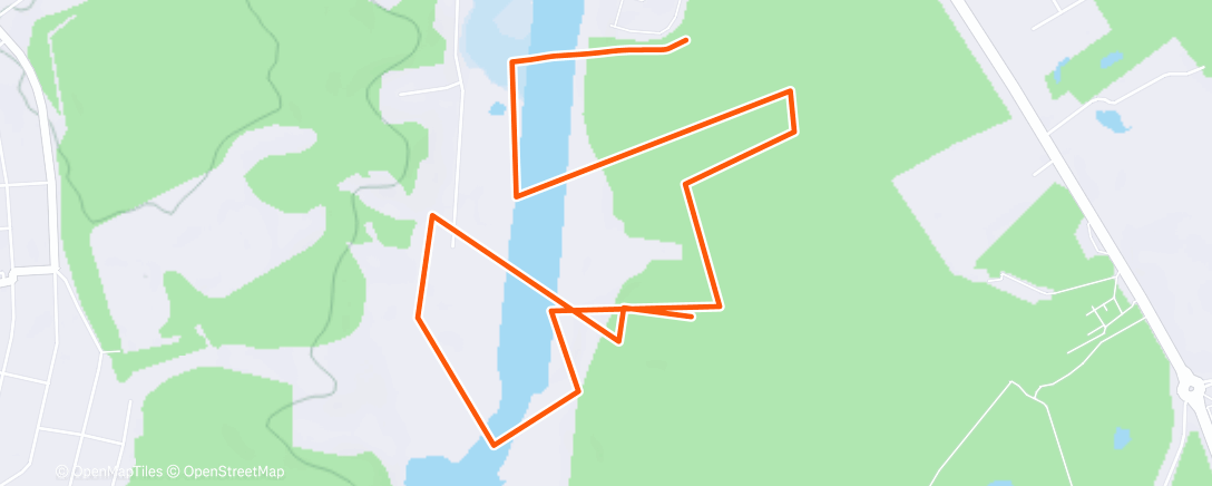 Map of the activity, Трейлраннинг (утро)