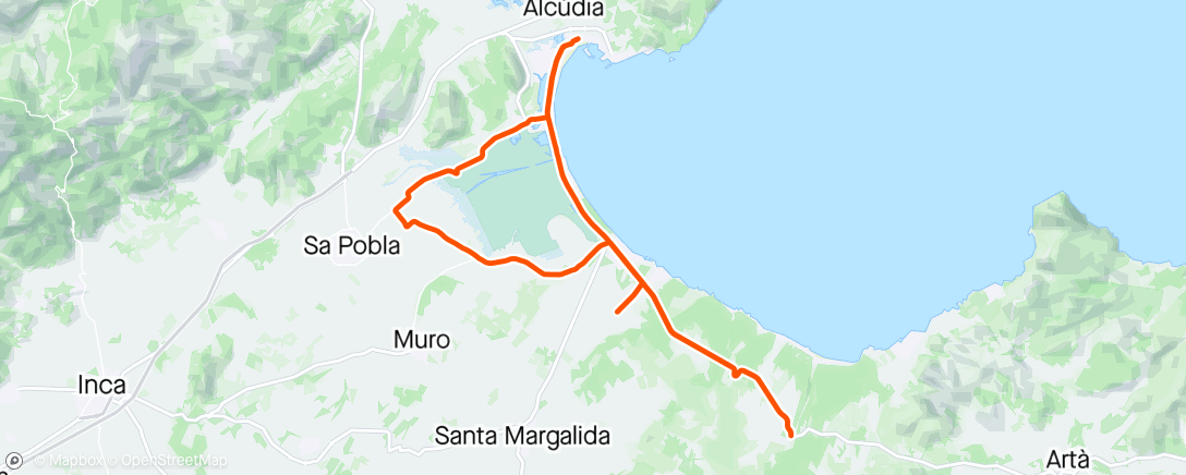 Mapa de la actividad, Sykkeltilpasning, kikka på Mallorca 312 og testa ølet 🚴🏾‍♂️🍺😎👍