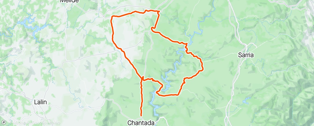 Map of the activity, O Gran Camino 2024 - S2