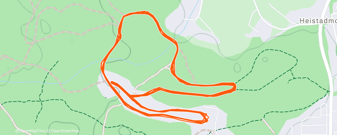 Map of the activity, Morning Ride