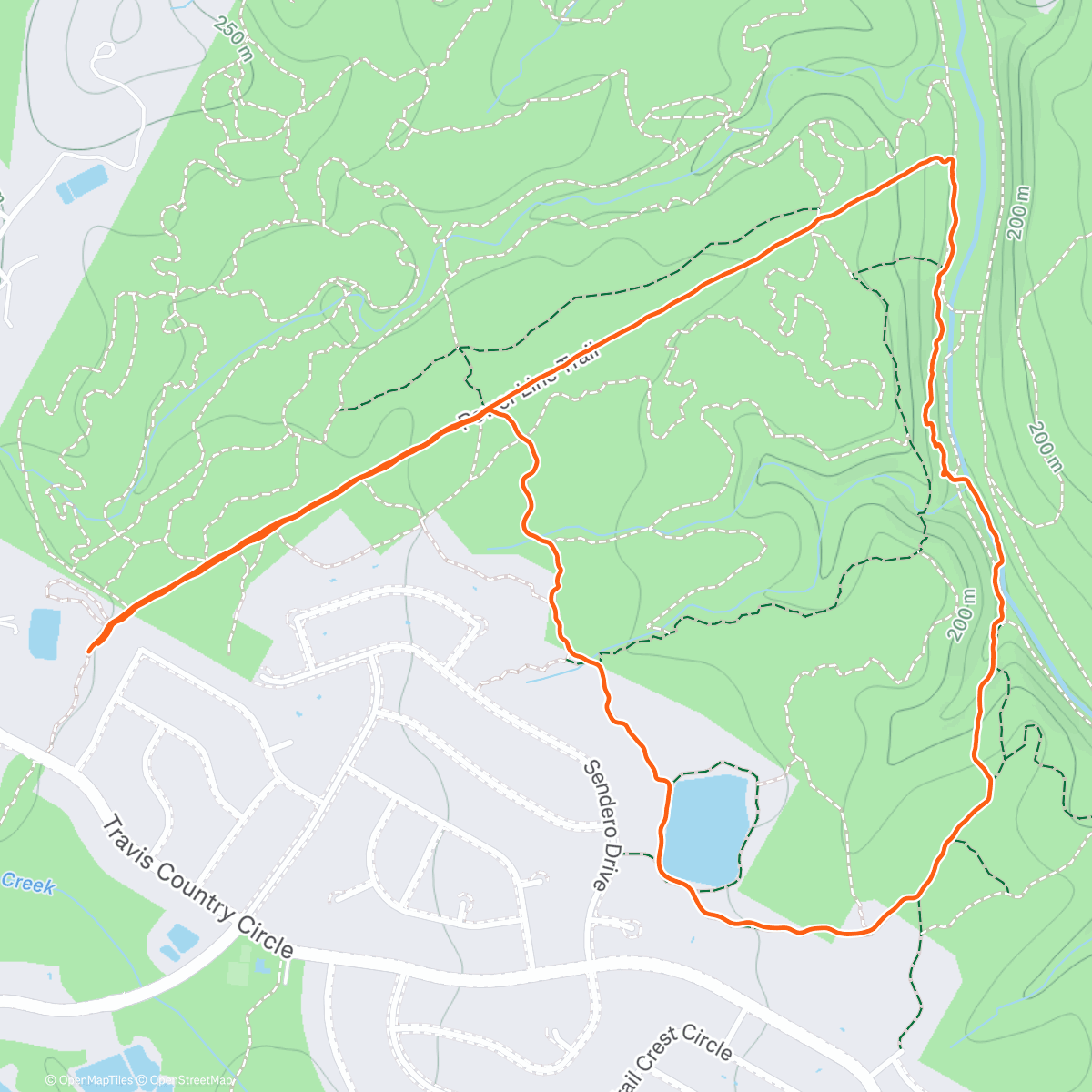Map of the activity, Band Camp final hurrah