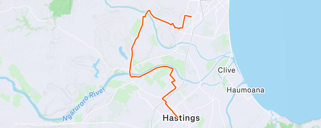 Map of the activity, Finished helping friends move house