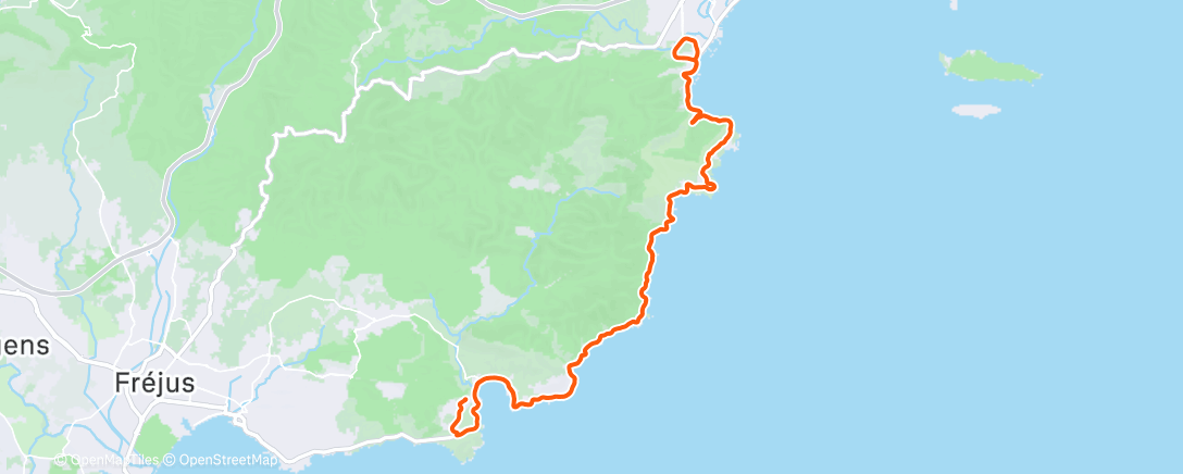 Карта физической активности (Sortie l'après-midi)