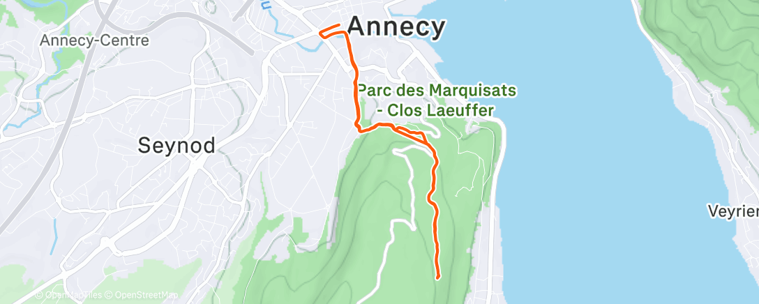 Map of the activity, Le commencement