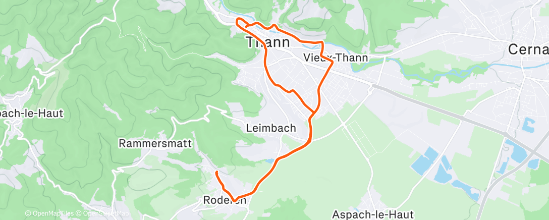 Карта физической активности (Velotaf)