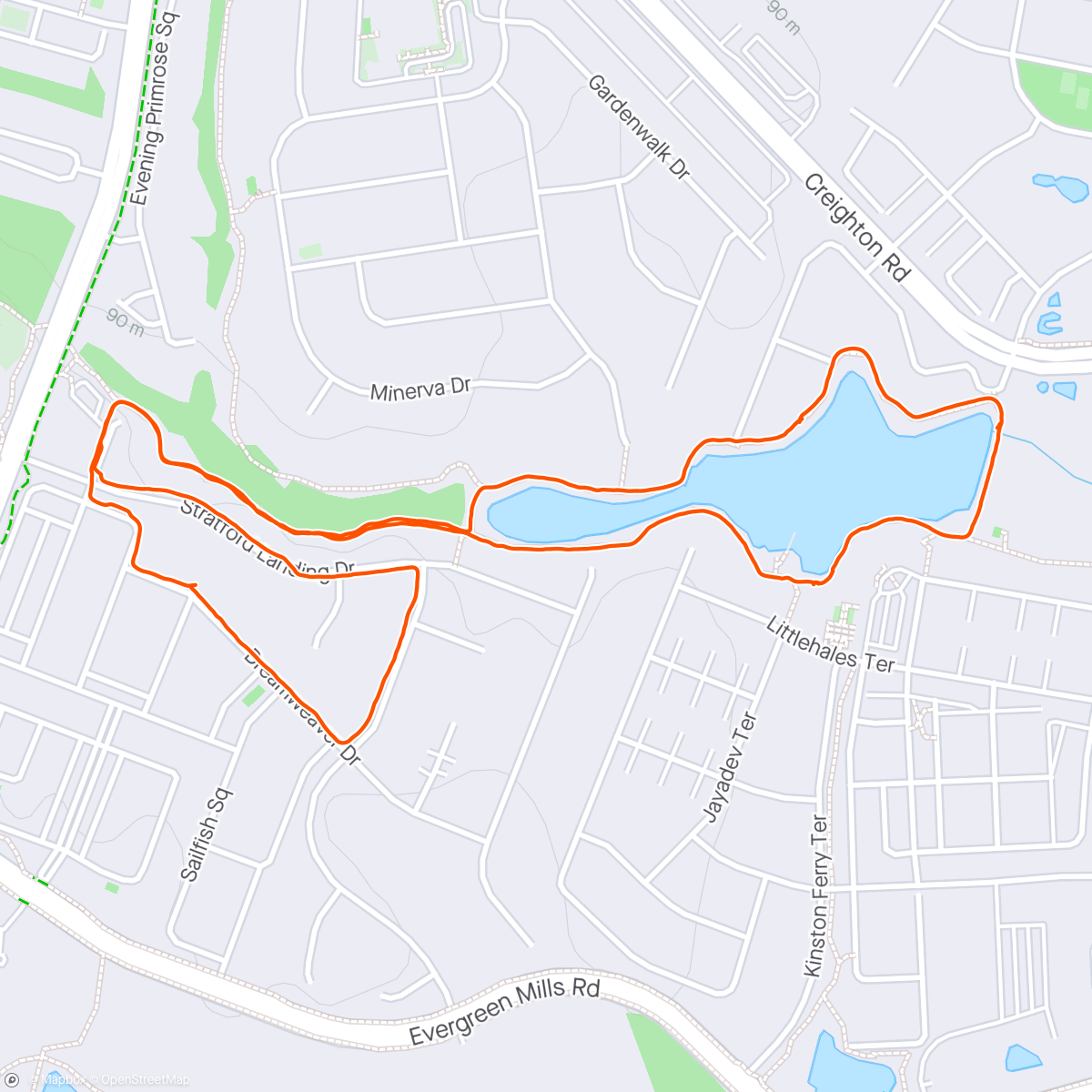 Map of the activity, Walk with Sebass 🥰
