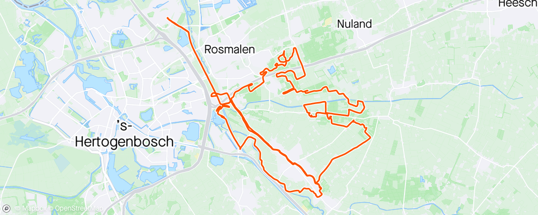 Map of the activity, Whoopers ride